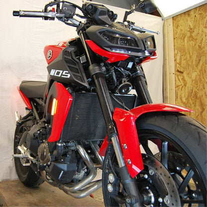 New Rage Cycle Front Turn Signals - Clear for 21+ Yamaha MT-09 [MPN: MT09-FB]_1462122
