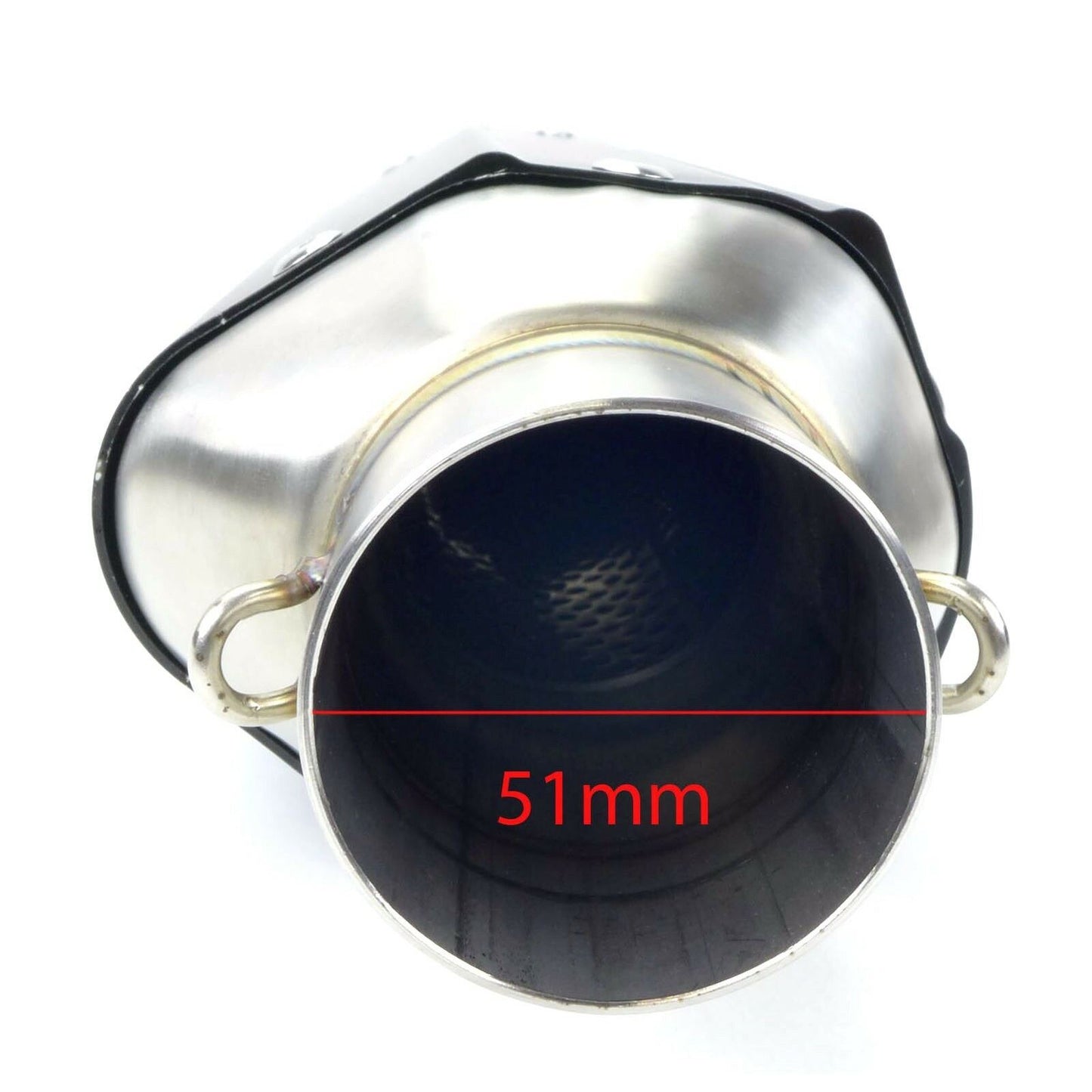 2FastMoto Motorcycle Slip-On Performance Exhaust Muffler - Black 1111_632548