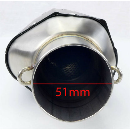 2FastMoto Slip-On Exhaust Muffler Carbon Fiber Look For Honda Kawasaki Suzuki 1112_662435