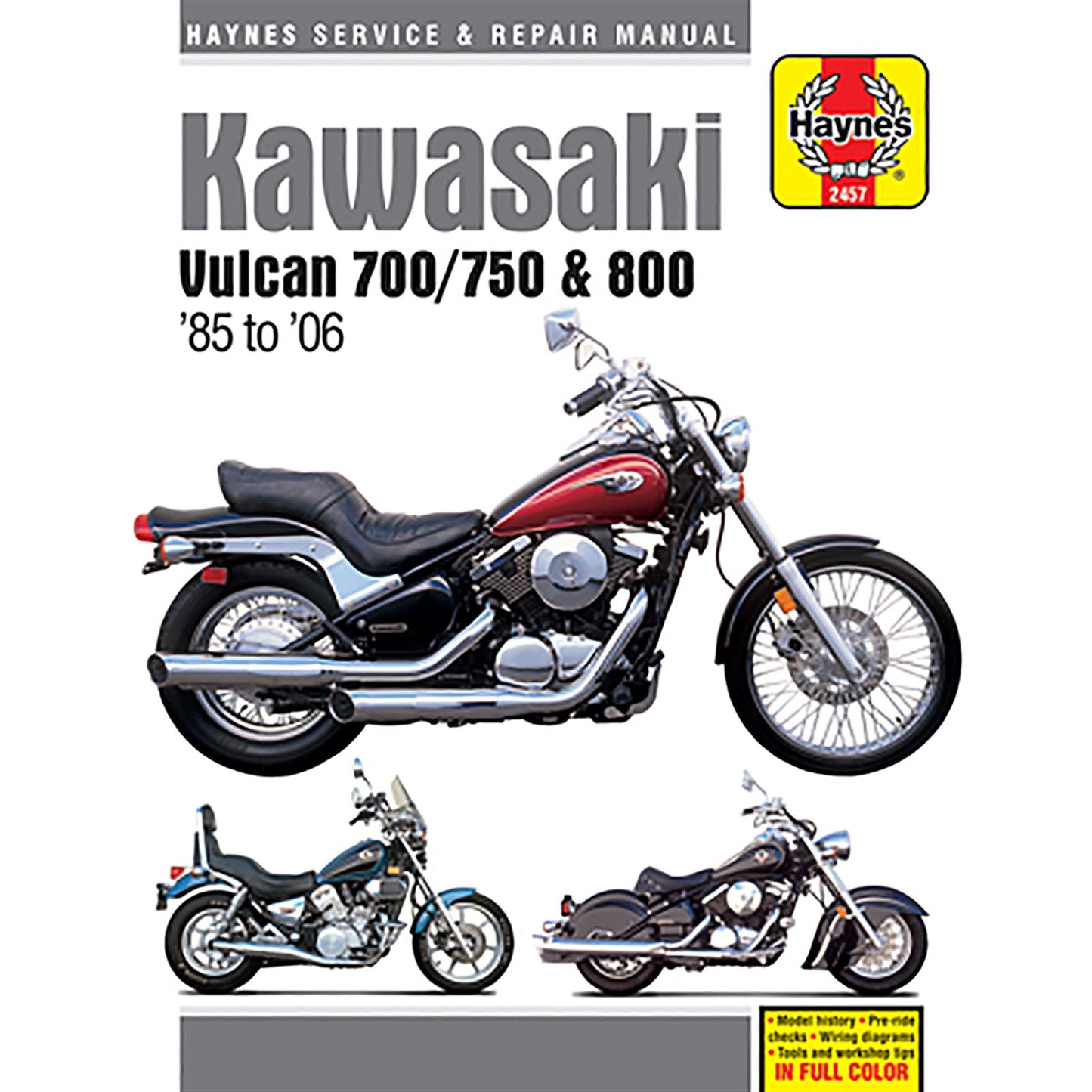 Haynes Manuals Manual For Kawasaki VN7-800 [MPN: 2457]_392793