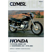Clymer Manual for Honda Rebel 250 [MPN: M324-5]_359979