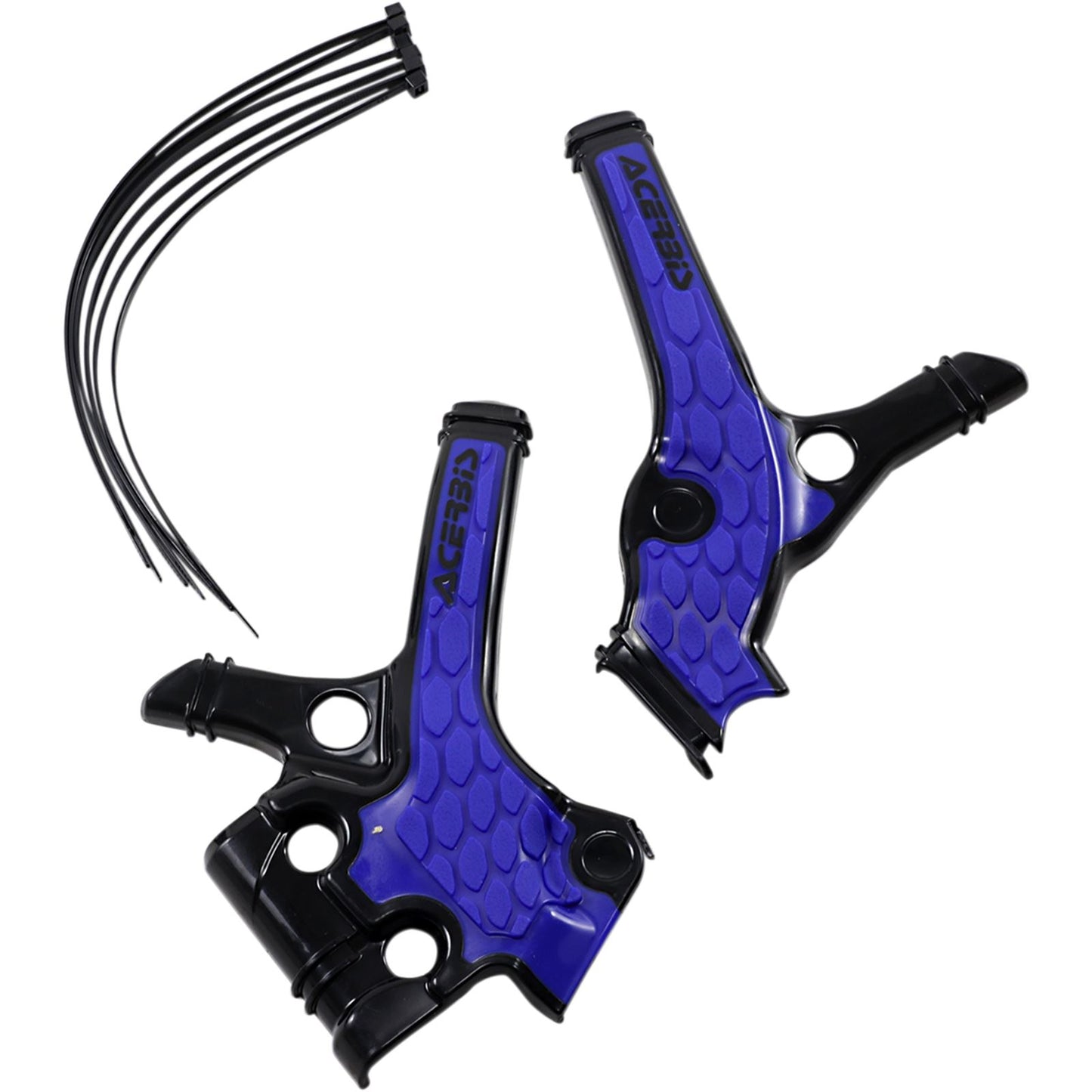Acerbis X-Grip Frame Guards Black/Blue 2736381004_319433