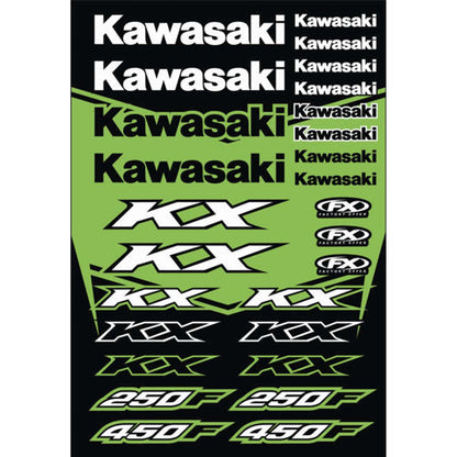 Factory Effex Decal Kit Fits Kawasaki KX 22-68130_137026