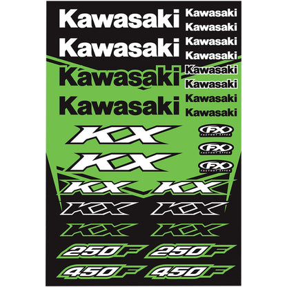 Factory Effex Decal Kit Fits Kawasaki KX 22-68130_384884