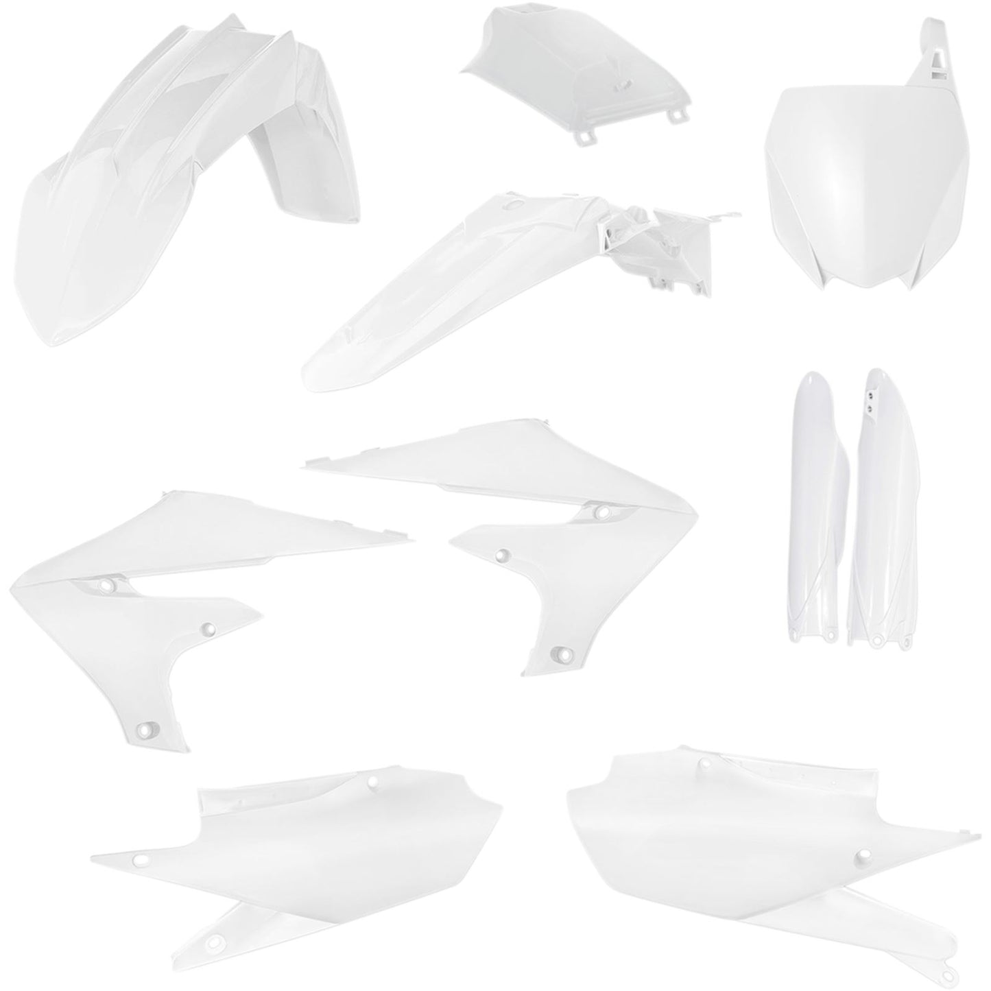 Acerbis Full Plastic Kit - White 2736350002_321826