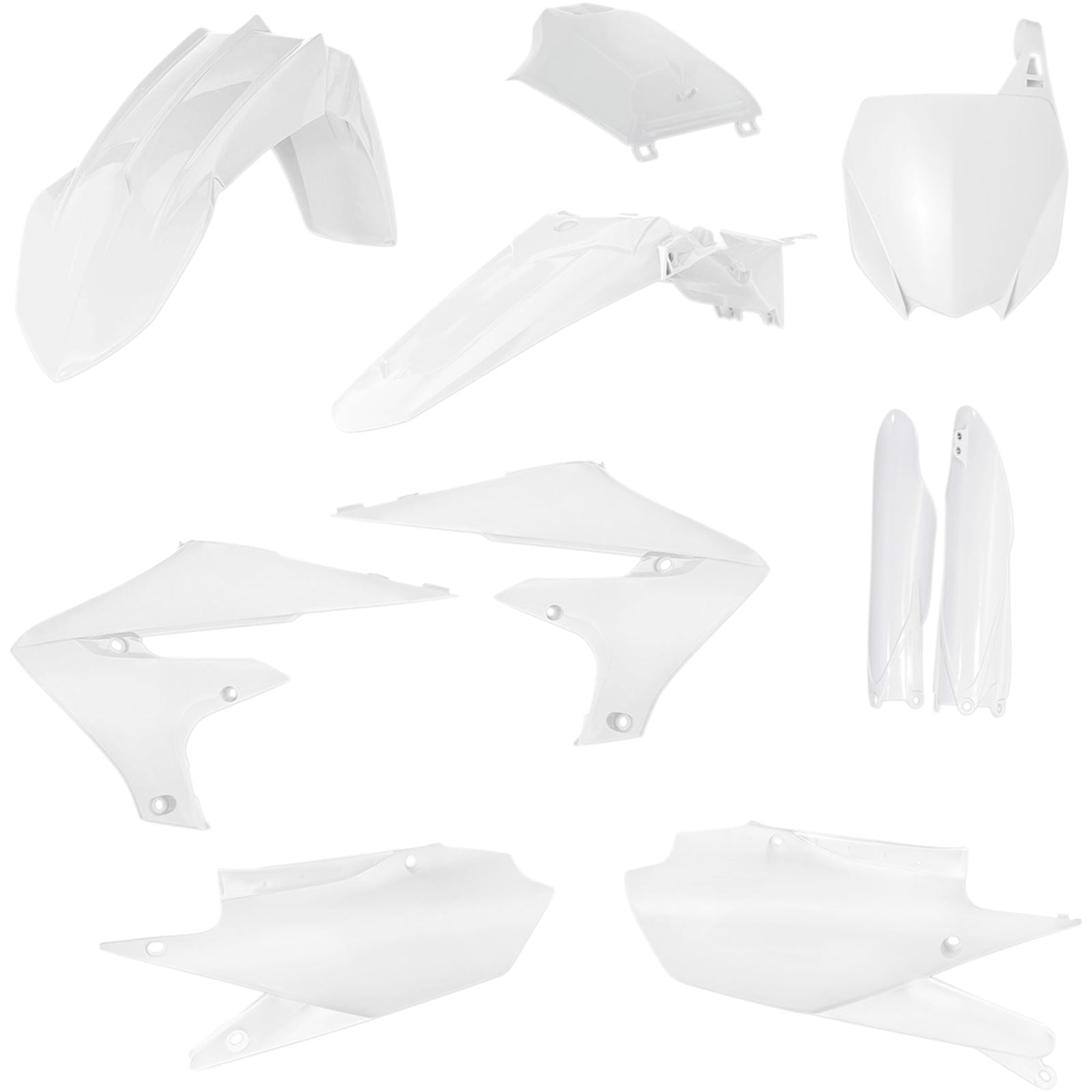 Acerbis Full Plastic Kit - White 2736350002_321826