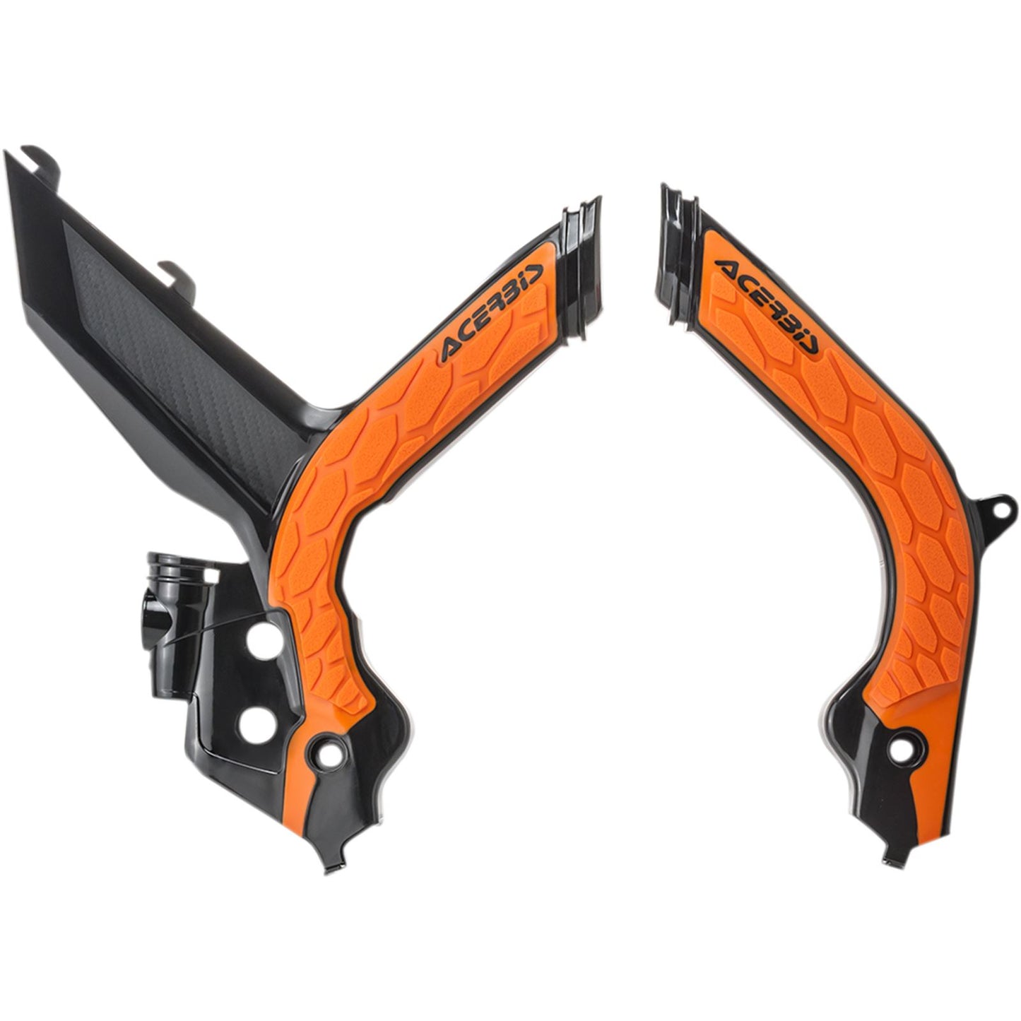 Acerbis X-Grip Frame Guards Black/Orange 2733445229_319427