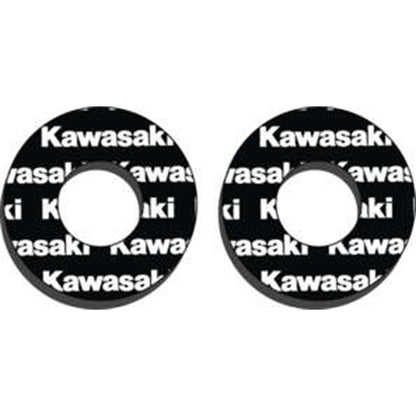 Factory Effex Moto Grip Donuts - Kawasaki - Black/White 22-67100_137113