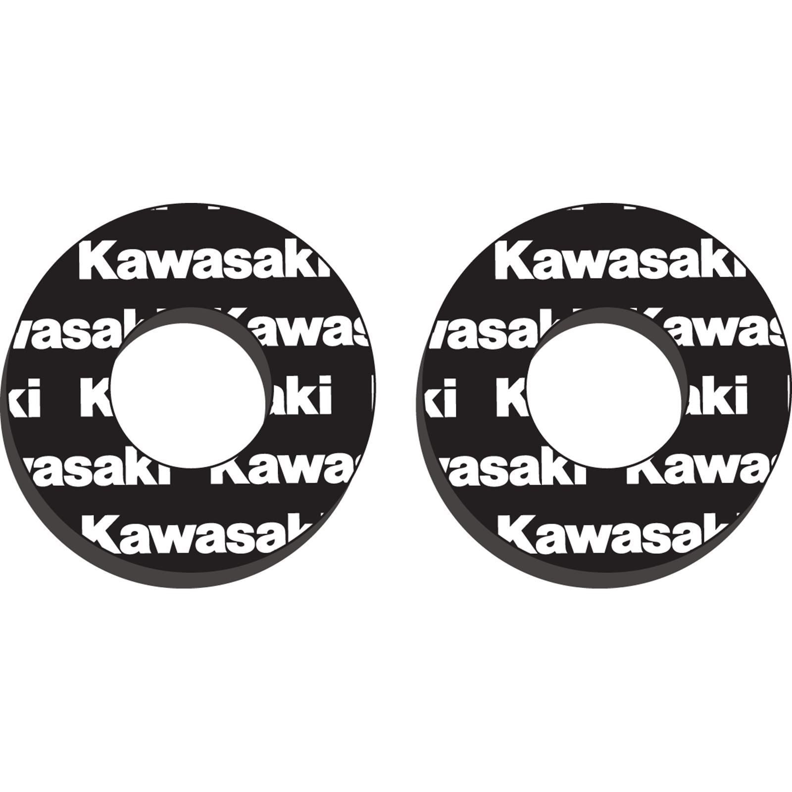 Factory Effex Moto Grip Donuts - Kawasaki - Black/White 22-67100_383732