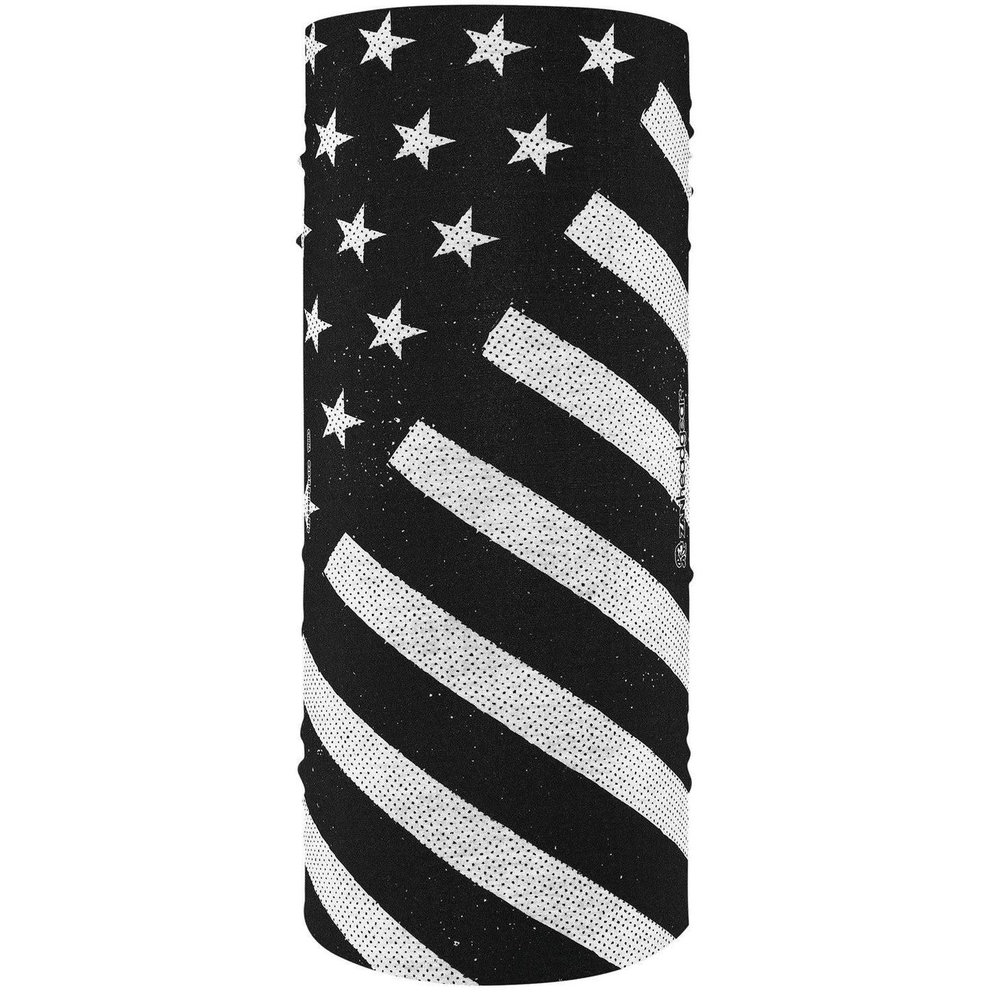 Zan Motley Tube - Polyester Black/White USA Flag T091_137189