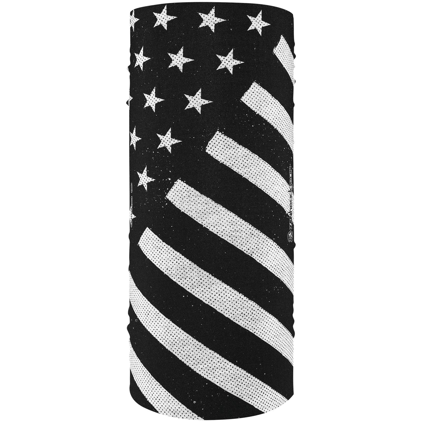 Zan Motley Tube - Polyester Black/White USA Flag T091_137189