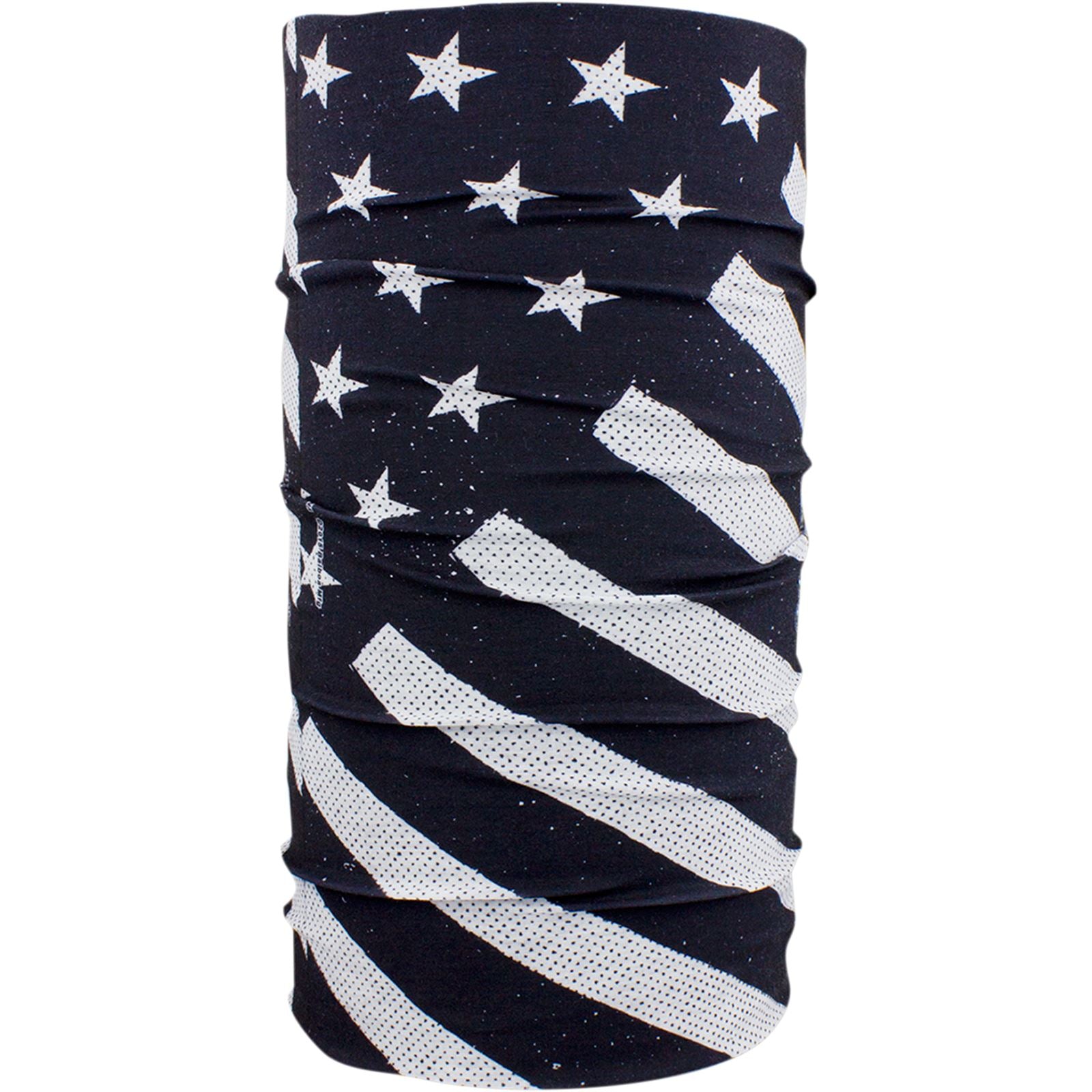 Zan Motley Tube - Polyester Black/White USA Flag T091_501819