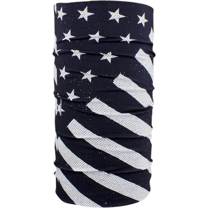 Zan Motley Tube - Polyester Black/White USA Flag T091_501819