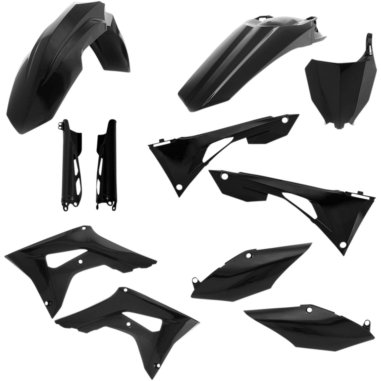 Acerbis Full Plastic Kit Black 2736250001_321782