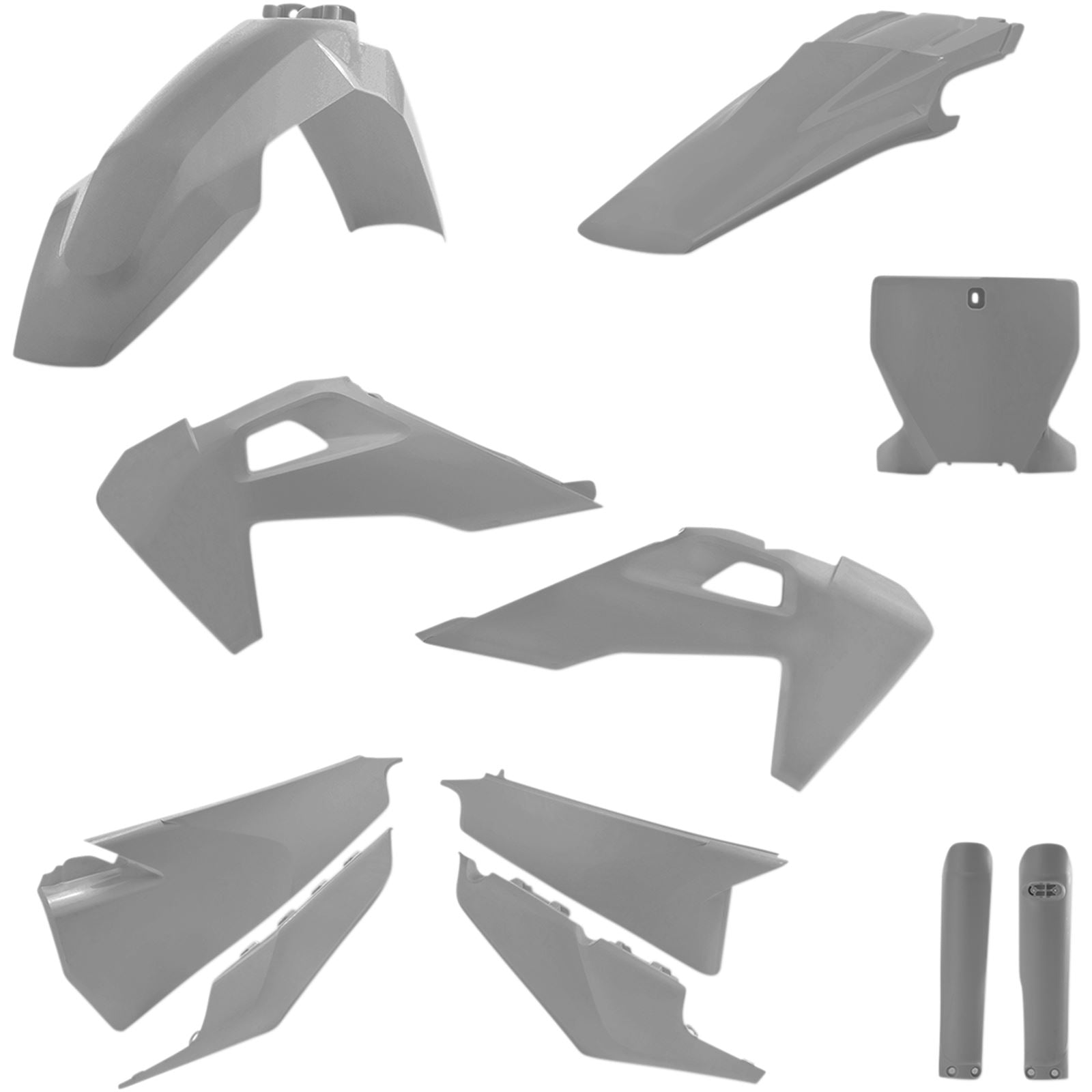 Acerbis Full Plastic Kit Grey 2726550011_321808