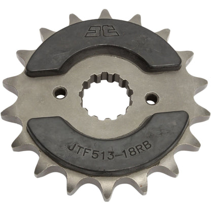 JT Sprockets Front Sprocket 18-Tooth with OE Rubber Damper JTF513.18RB_401803