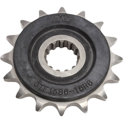 JT Sprockets Front Sprocket 16-Tooth with OE Rubber Damper JTF1586.16RB_401786