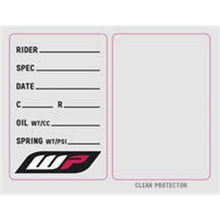 Factory Effex WP Suspension Spec Sticker (3 pack) 22-90024_137327