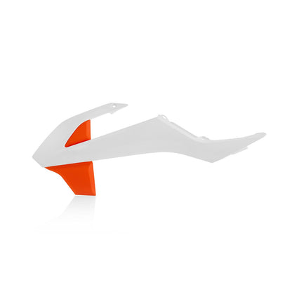 Acerbis Radiator Shroud White/Orange 2449705412_1003375
