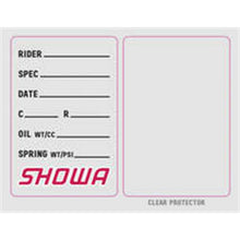 Factory Effex Showa Suspension Spec Sticker (3 pack) 22-90022_137395