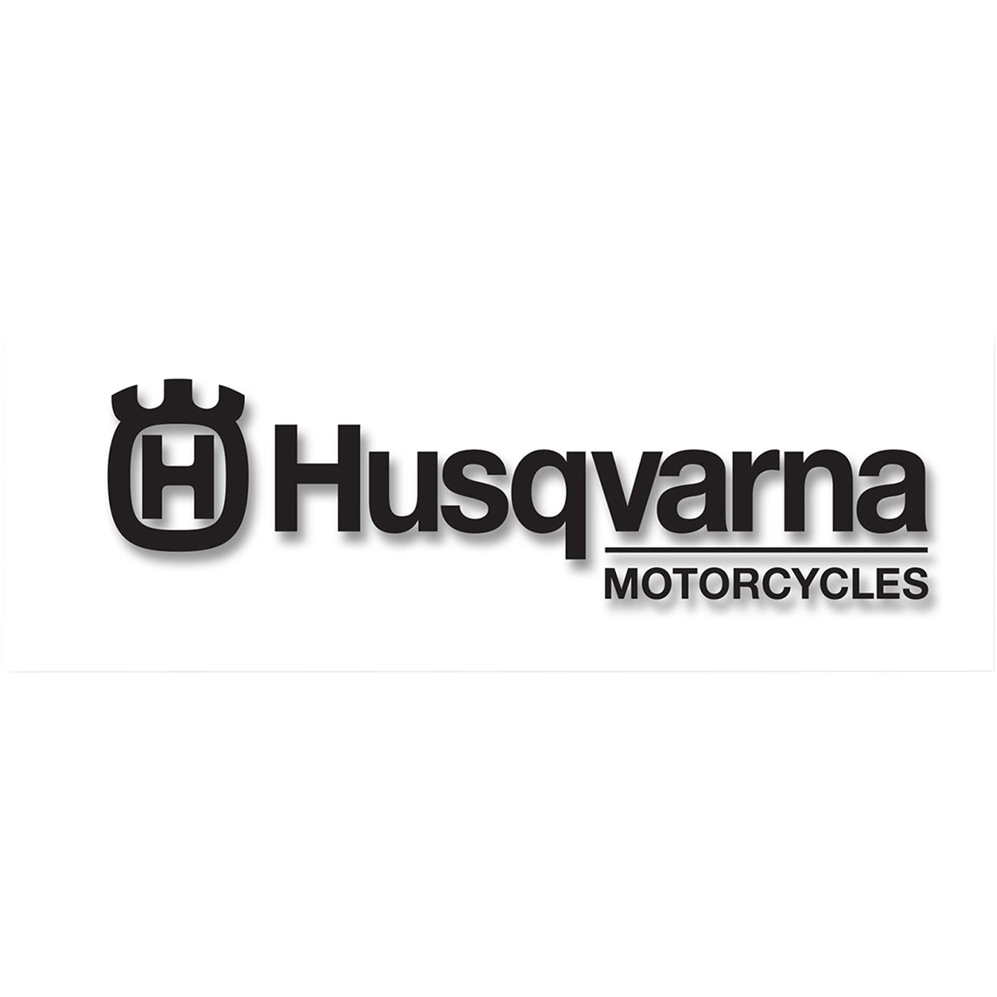 Factory Effex Die-Cut Decal - 3' - Husqvarna Black 22-94656_384896