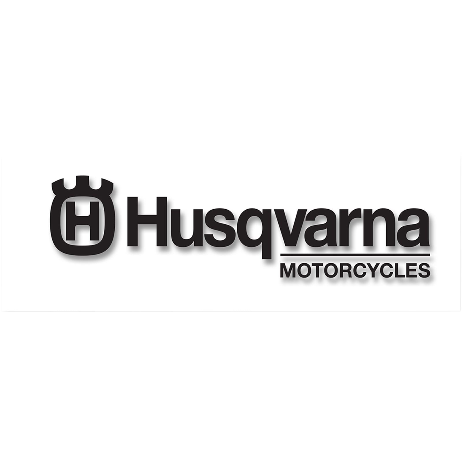 Factory Effex Die-Cut Decal - 3' - Husqvarna Black 22-94656_384896