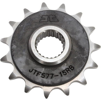 JT Sprockets Front Sprocket 15-Tooth with OE Rubber Damper JTF577.15RB_401815