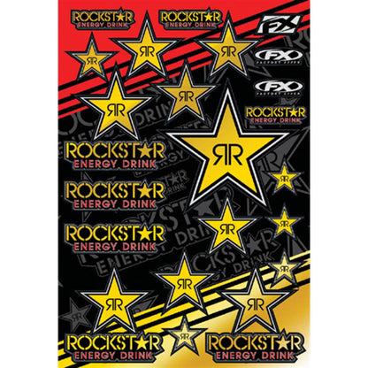 Factory Effex Rockstar Sticker Kit - Reflective Gold 15-68700_564328