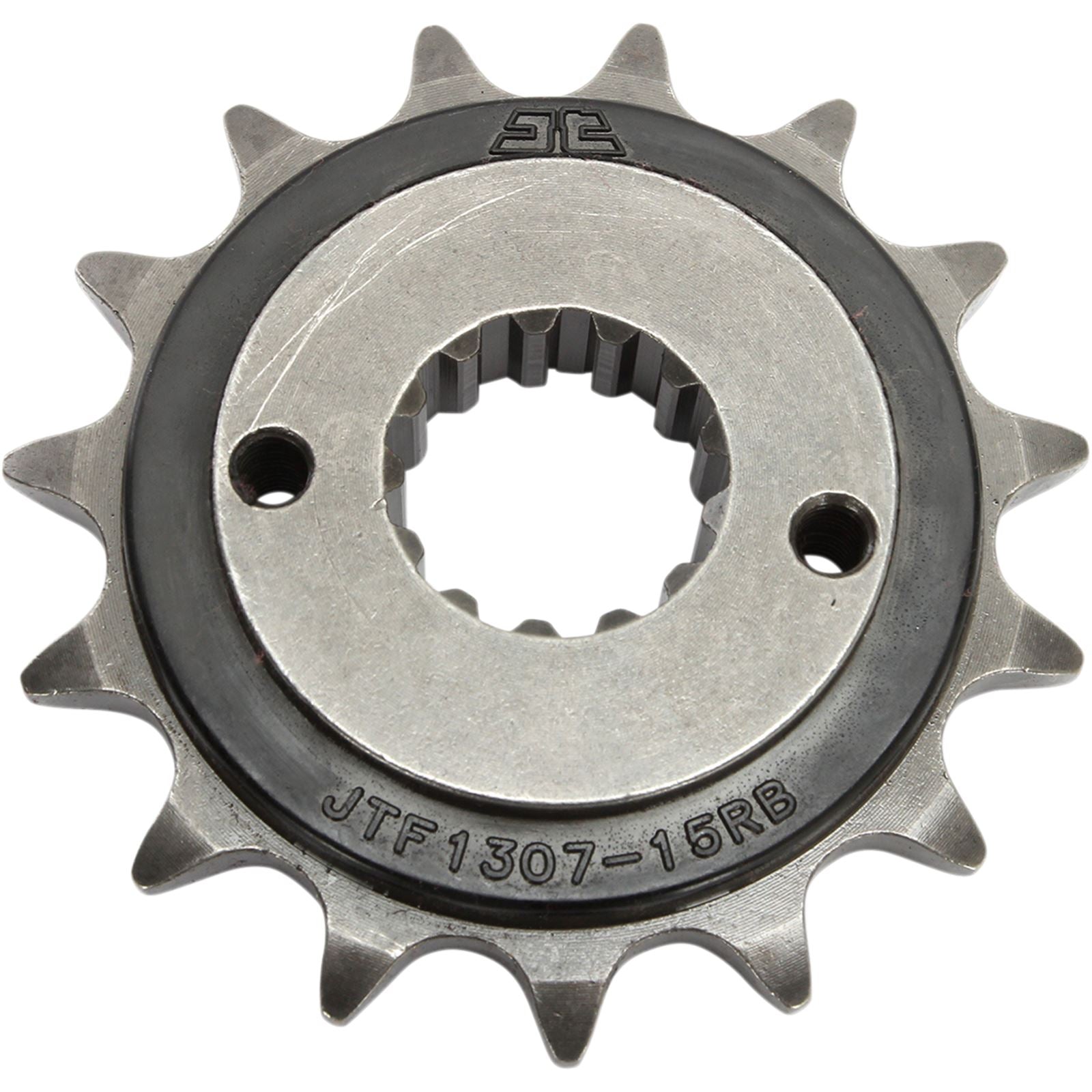 JT Sprockets Front Sprocket 15-Tooth with OE Rubber Damper JTF1307.15RB_401768