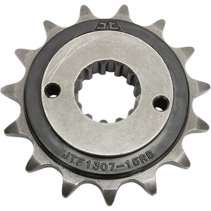 JT Sprockets Front Sprocket 15-Tooth with OE Rubber Damper JTF1307.15RB_401768