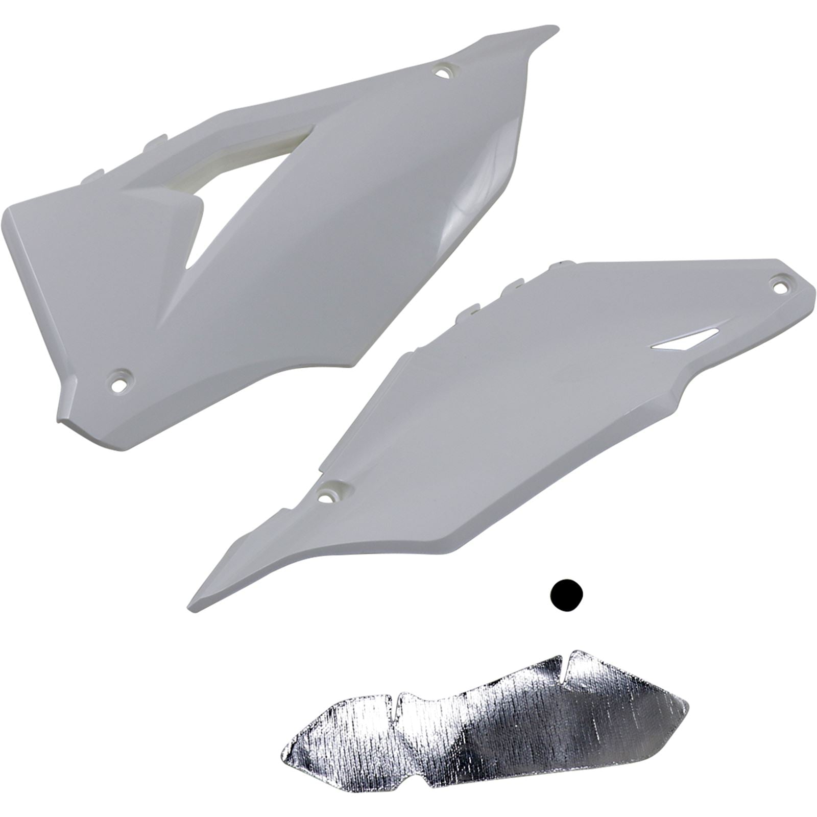 Cycra Side Panels - KF450 - White [MPN: 1CYC-2770-42]_1041554