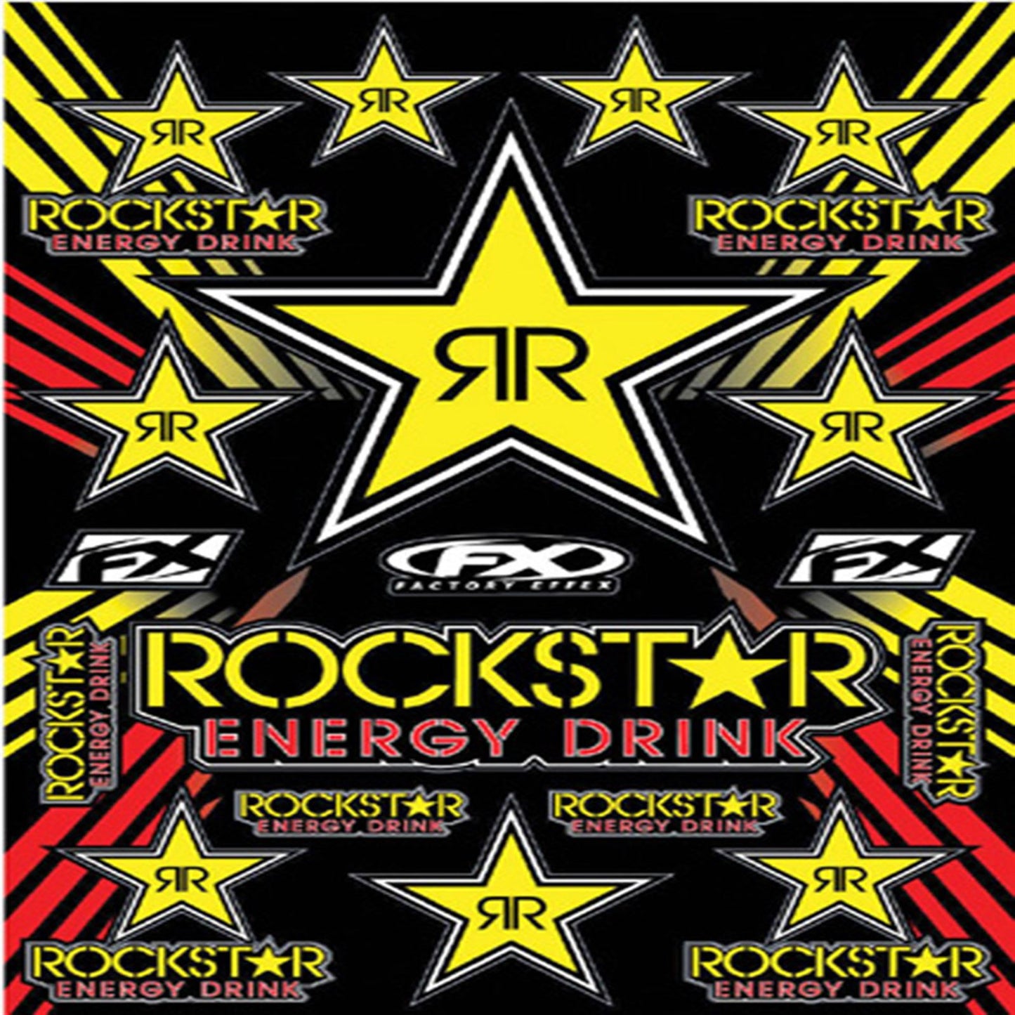 Factory Effex Rockstar Sticker Kit 15-68702_564334