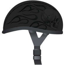 Skid Lid Helmets Original Ghost Skull Flames Helmet - Black_137646