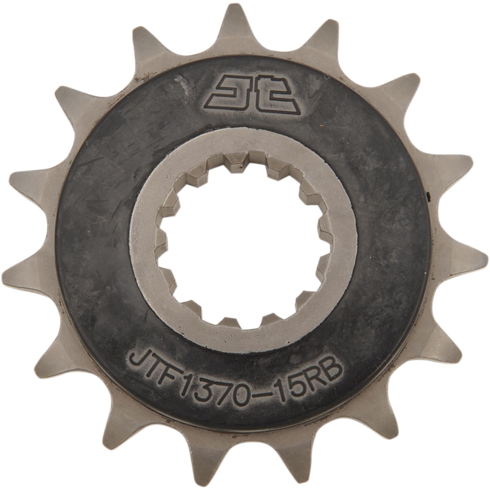 JT Sprockets Front Sprocket 15-Tooth with OE Rubber Damper JTF1370.15RB_401770