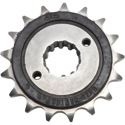 JT Sprockets Front Sprocket 17-Tooth with OE Rubber Damper JTF1372.17RB_401773