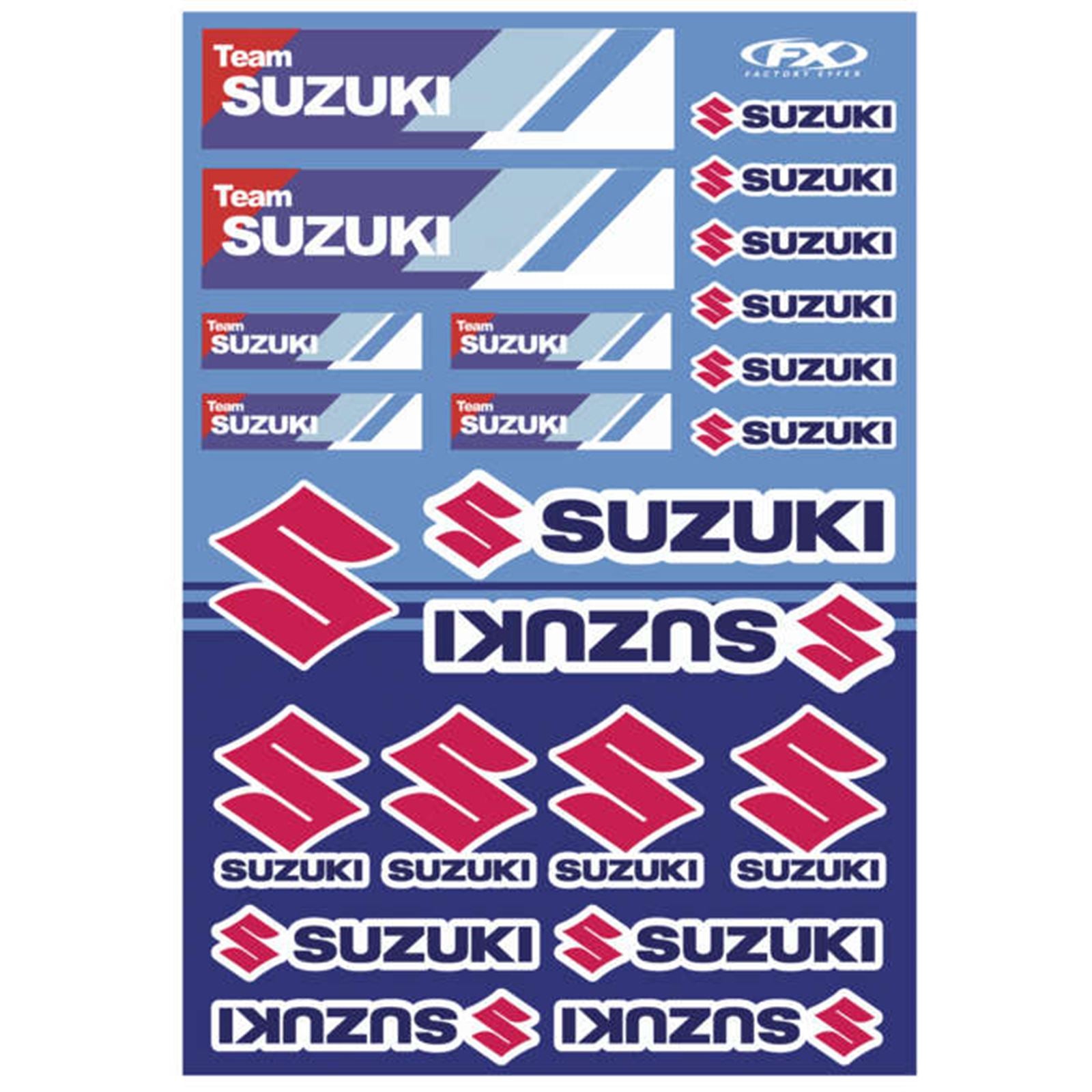 Factory Effex Decal Kit - Suzuki Racing 22-68432_137756