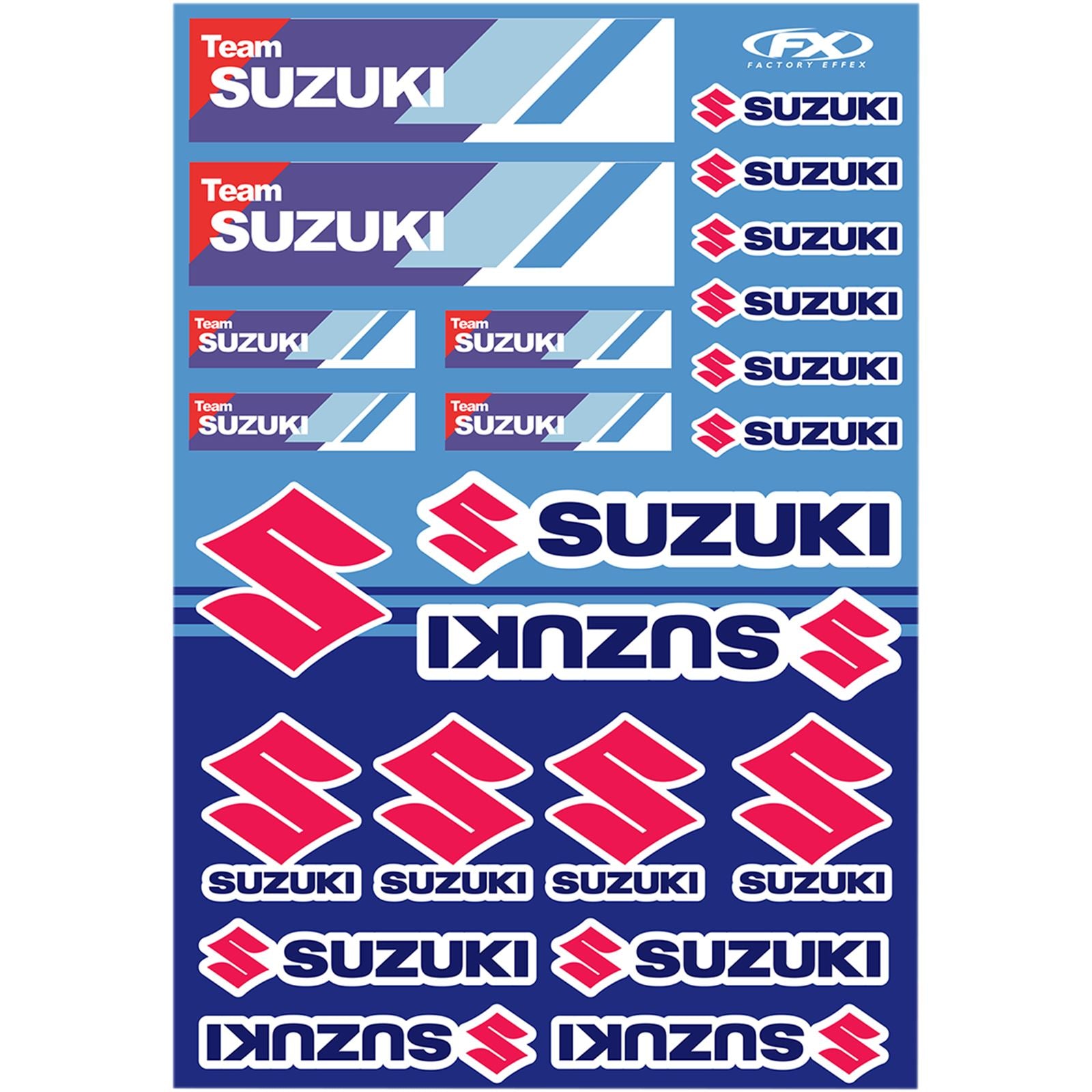 Factory Effex Decal Kit - Suzuki Racing 22-68432_384891