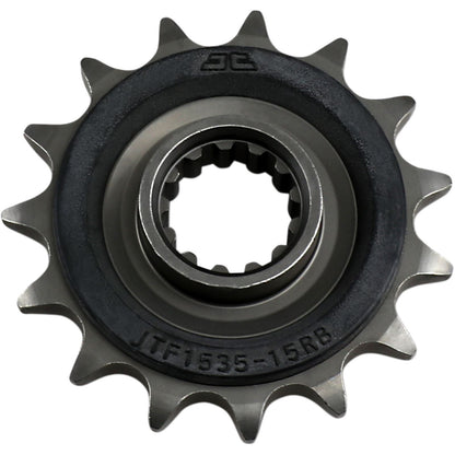 JT Sprockets Front Sprocket 15-Tooth with OE Rubber Damper JTF1535.15RB_401778