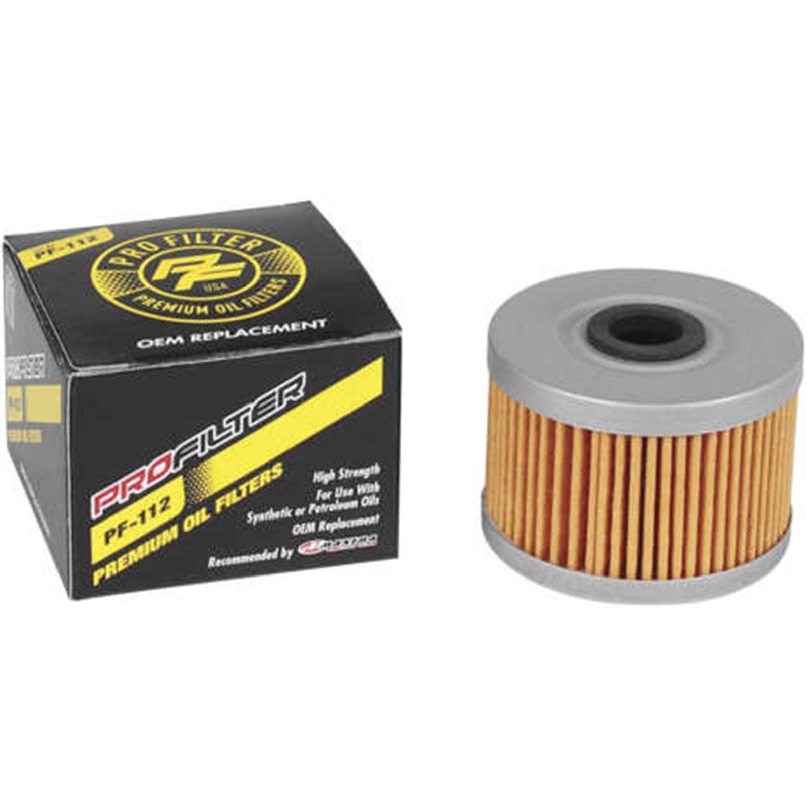 Pro Filter Premium Replacement Oil Filter for Honda/Kawasaki/Suzuki PF-112_137815