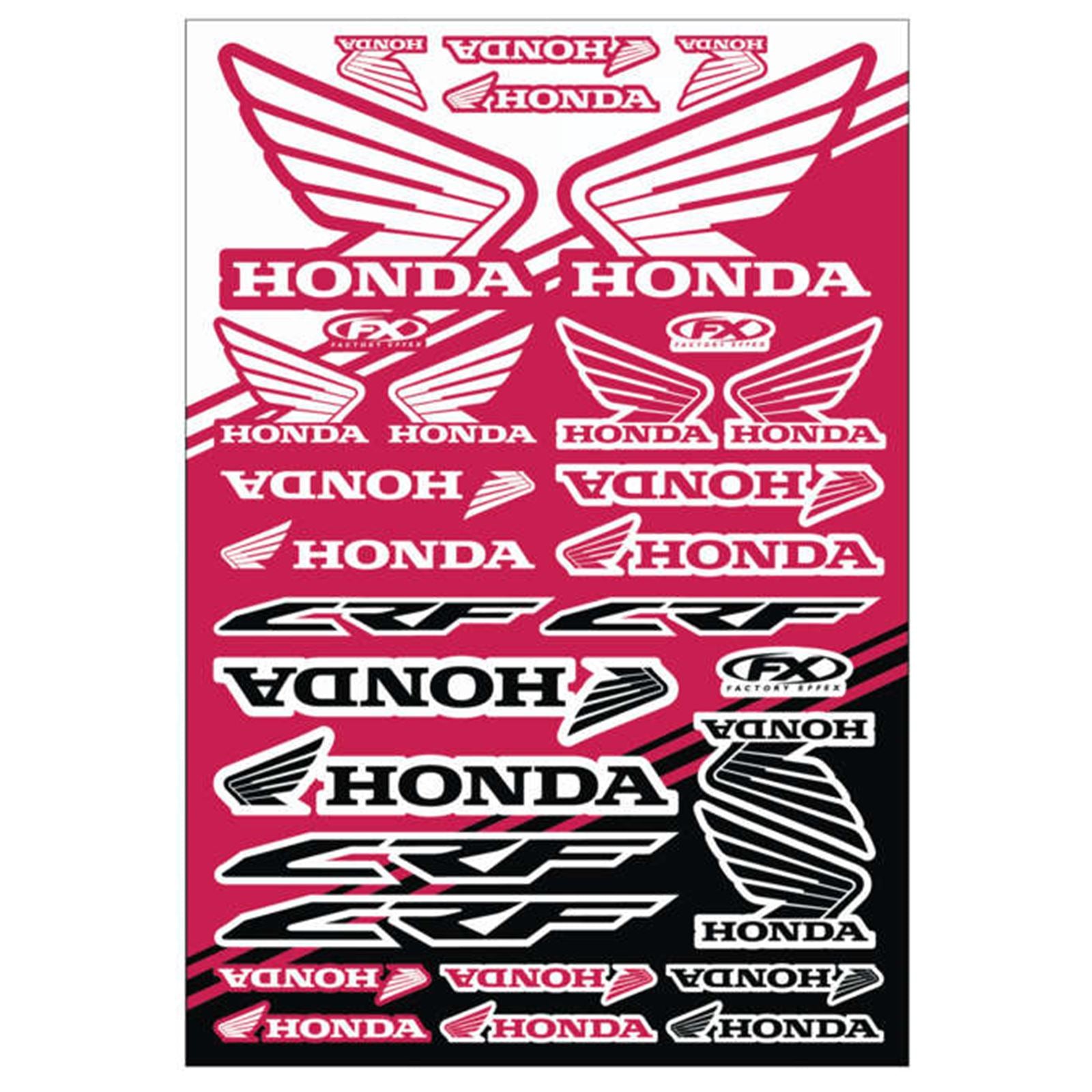 Factory Effex Sticker Sheet for Honda CRF 22-68330_137834
