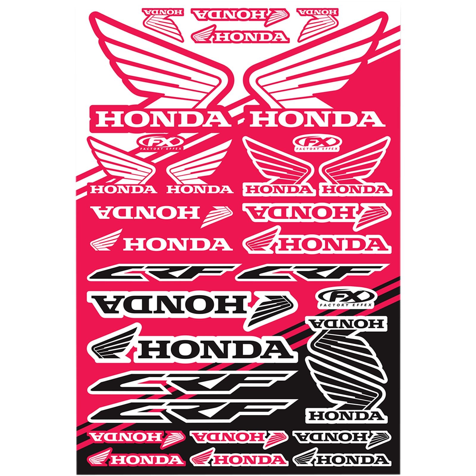 Factory Effex Sticker Sheet for Honda CRF 22-68330_384888