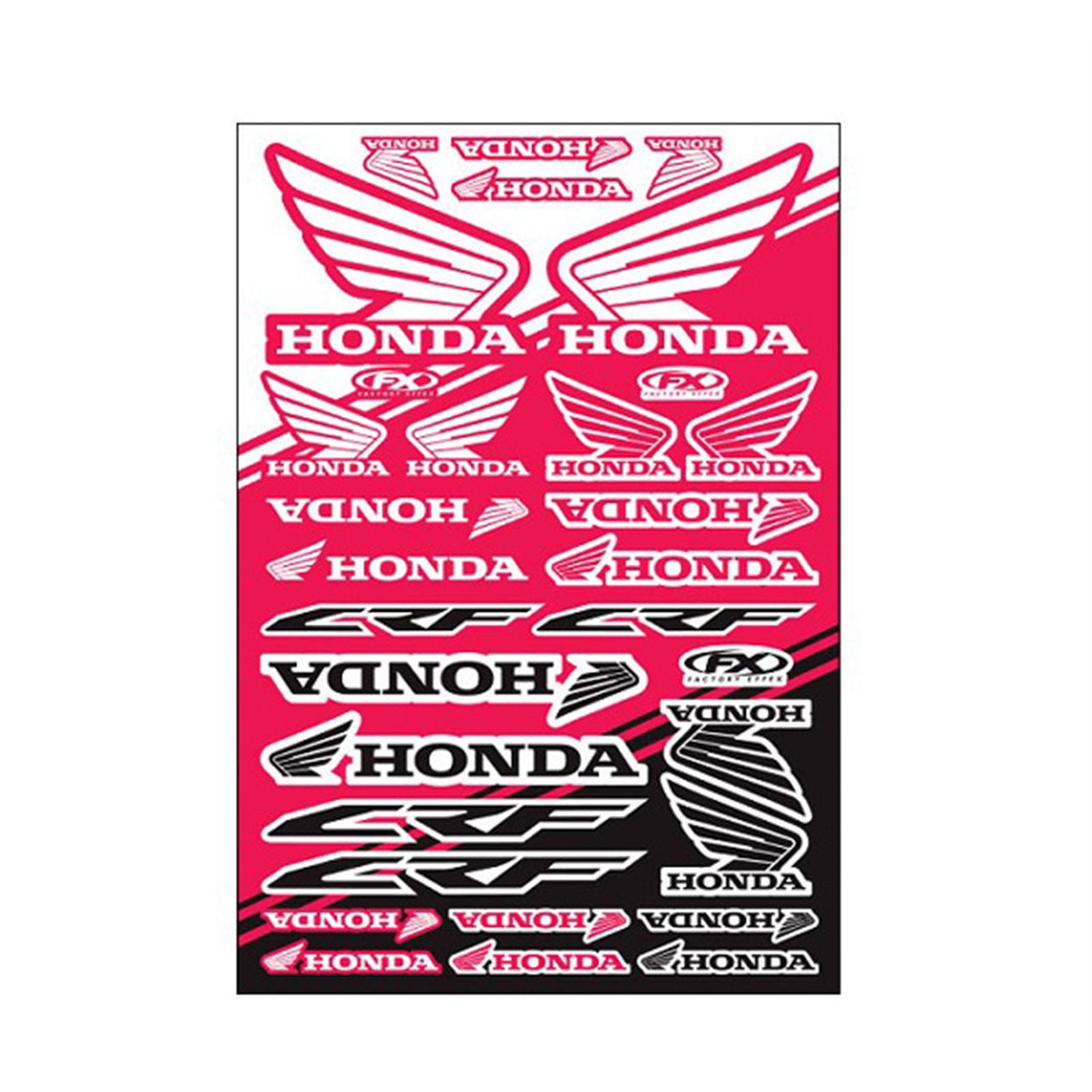 Factory Effex Sticker Sheet for Honda CRF 22-68330_564339