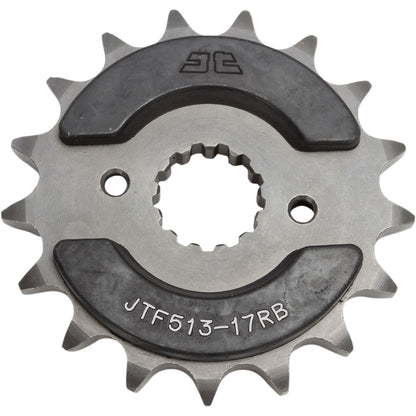 JT Sprockets Front Sprocket 17-Tooth with OE Rubber Damper JTF513.17RB_401801