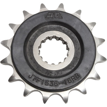 JT Sprockets Front Sprocket 16-Tooth with OE Rubber Damper JTF1536.16RB_401779