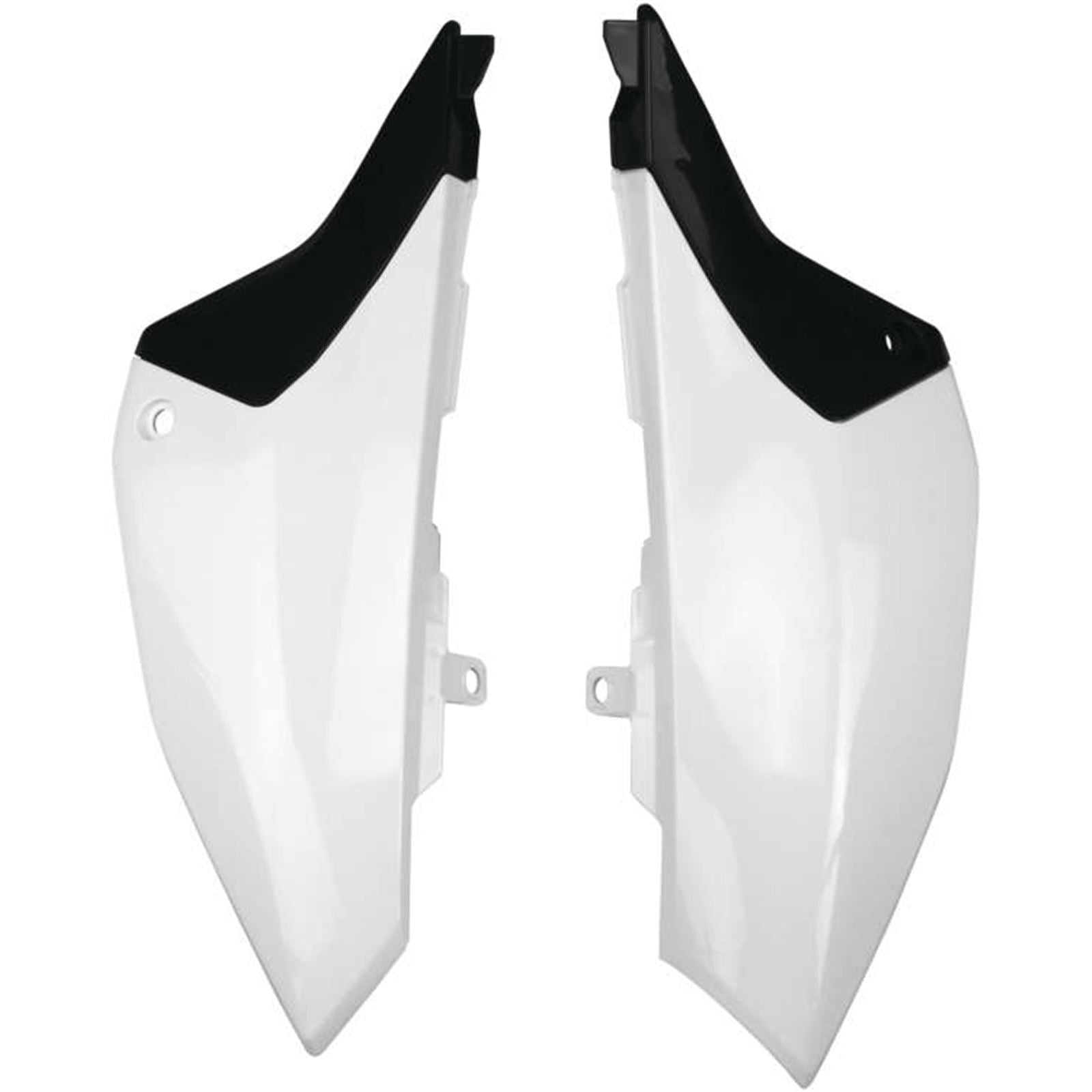 UFO Plastics Side Number Plate for Yamaha YZ 65 '19-22 - White [MPN: YA04868-041]_1060926