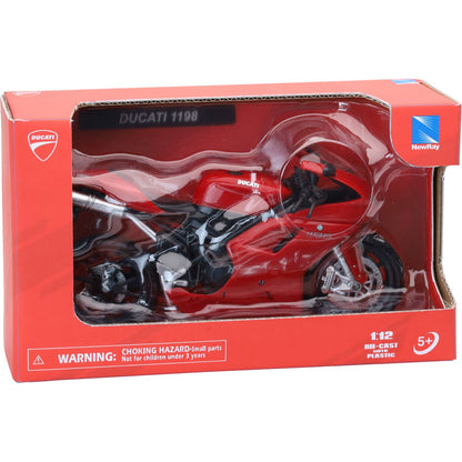 New-Ray Toys Replica 1:12 Super Sport Bike Ducati 1198 Red [MPN: 57143AS]_1997282