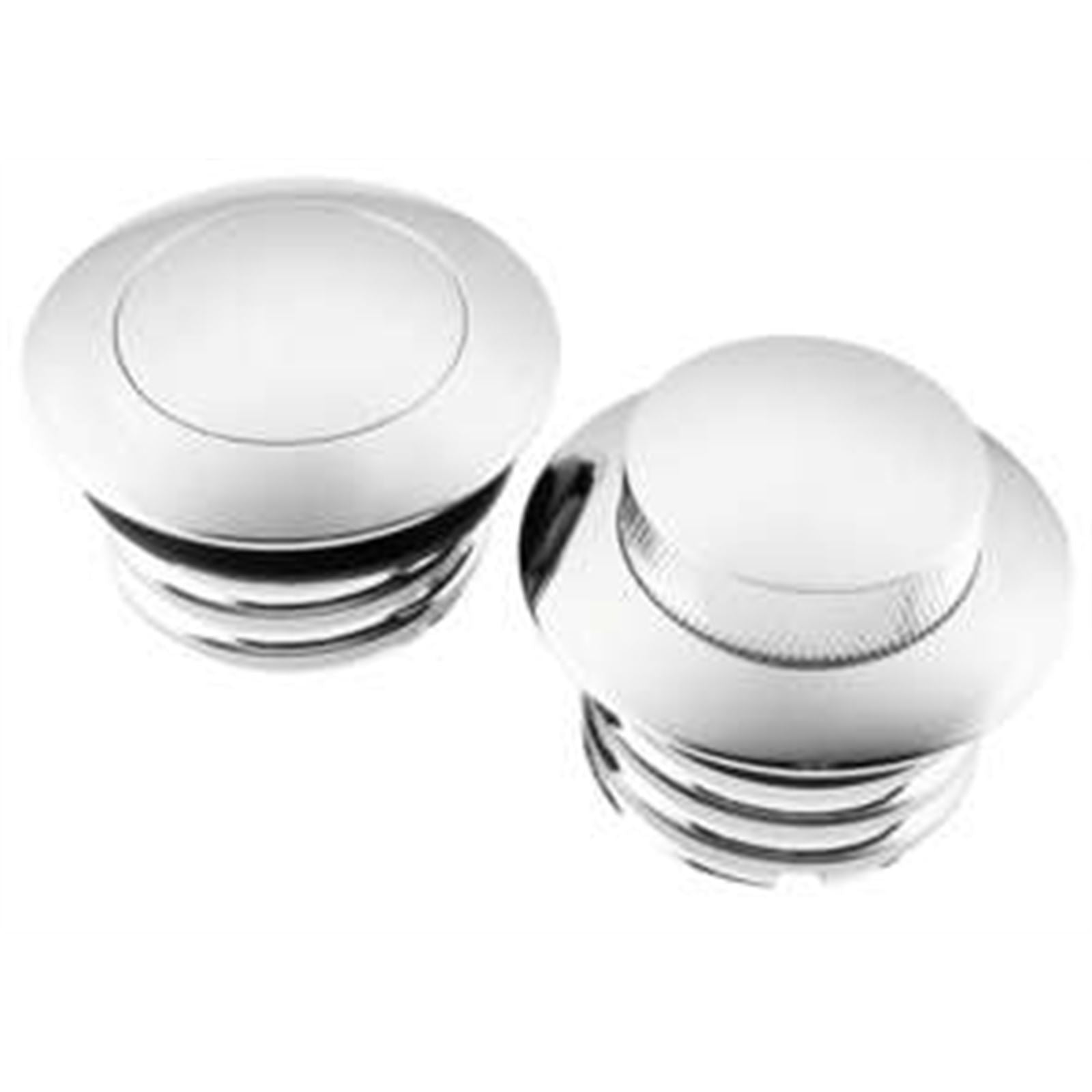 Biker's Choice Chrome Pop Up Billet Gas Cap 76221S2_987975