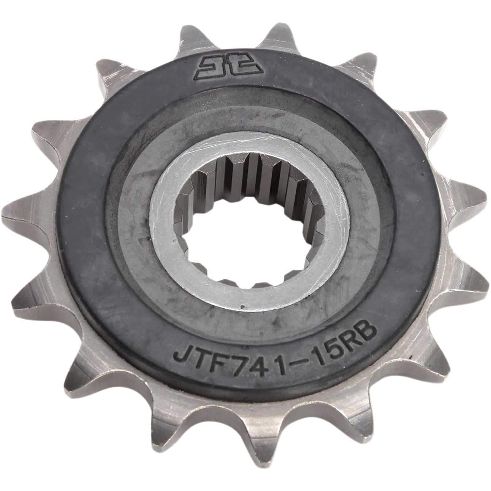 JT Sprockets Front Sprocket 15-Tooth with OE Rubber Damper JTF741.15RB_401823
