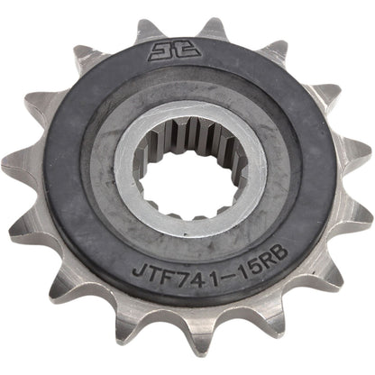 JT Sprockets Front Sprocket 15-Tooth with OE Rubber Damper JTF741.15RB_401823