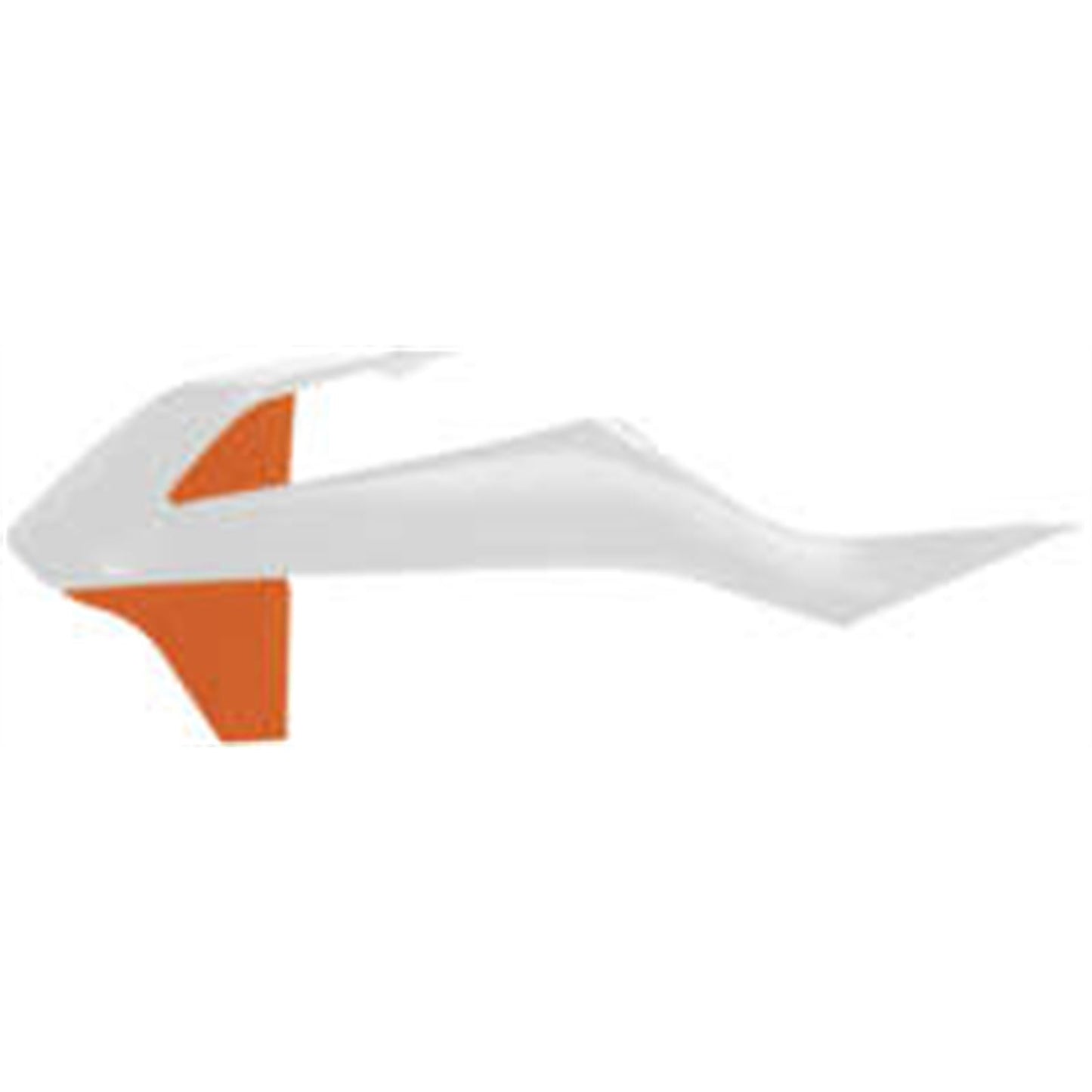 Acerbis Radiator Shroud White/Orange 2685965412_989053